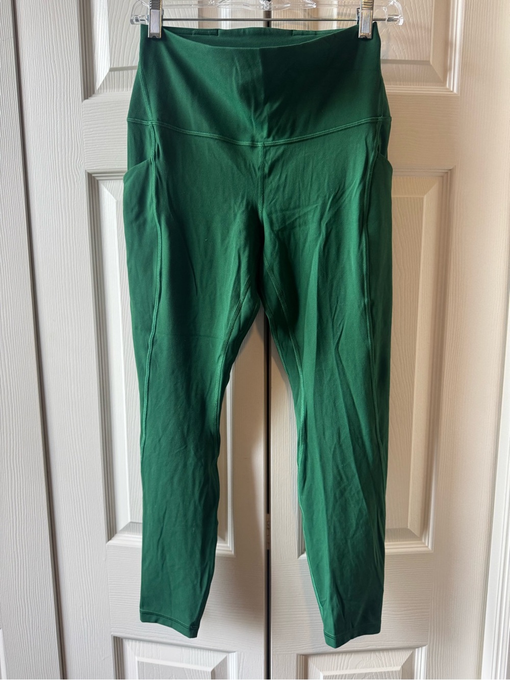 Green align leggings